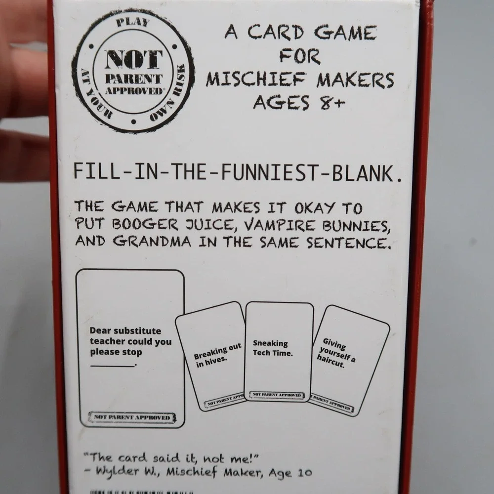 Game‎ Lot Never have I ever, Not Parent Approved, Exploding Kitten, Word Teaser